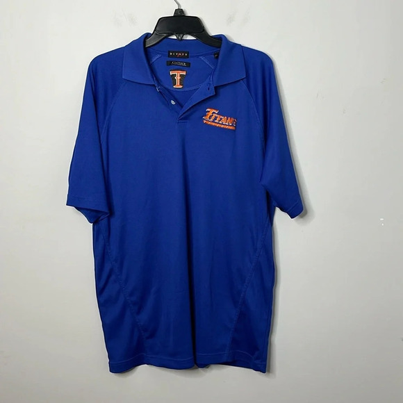 Titans Baseball Men’s Blue Polo Shirt - Picture 1 of 4